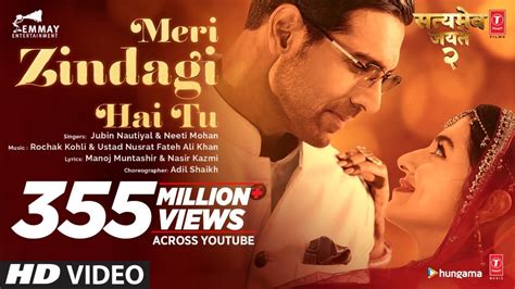 meri zindagi hai tu mp3 song|satyamev jayate movie song video.